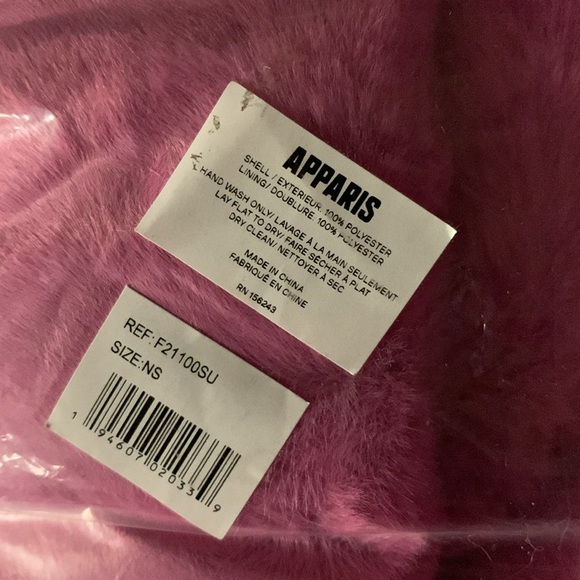 Apparis x free people pink Brady blanket & sleep mask pink new with tags - Picture 3 of 4